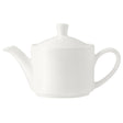 Monaco White Vogue Teapot 42.5cl (15oz) Lid C666 - Pack 6