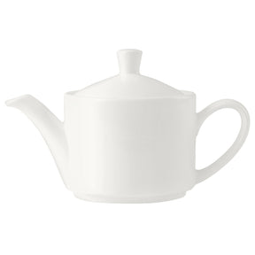 Monaco White Vogue Teapot 42.5cl (15oz) Lid C666 - Pack 6