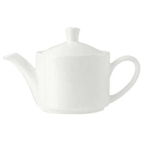 Monaco White Vogue Teapot 42.5cl (15oz) Lid C666 - Pack 6