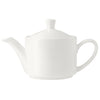Monaco White Vogue Teapot 42.5cl (15oz) Lid C666 - Pack 6