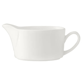 Monaco White Vogue Sauce Boat 34cl (12oz) - Pack 6