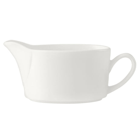 Monaco White Vogue Sauce Boat 34cl (12oz) - Pack 6