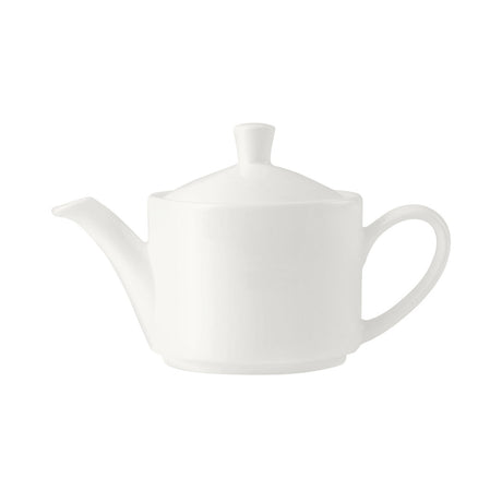 Monaco White Vogue Teapot 34cl (12oz) Lid C666 - Pack 6