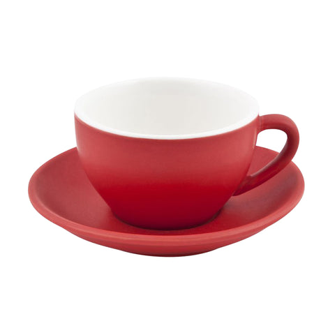 Intorno Large Cappuccino Cup Rosso 28cl / 9  3/4oz