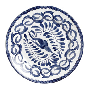 Puebla Blue Rolled Edge Plate 16cm (6 1/4") - Pack 24