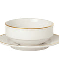 Academy Event Gold Band Saucer 17cm To Fit Stacking Bowl