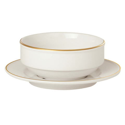 Academy Event Gold Band Saucer 17cm To Fit Stacking Bowl