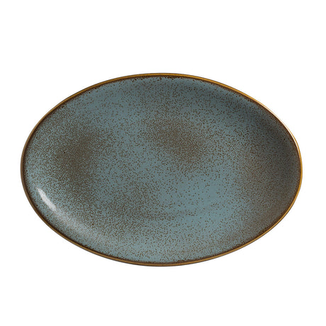 Alma Tacana Azul Oval Platter 25.5 x 19.05cm (10 x 7 1/2") - Pack 12
