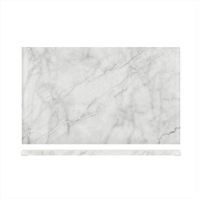 White Marble Agra Melamine GN1/1 Slab 53 x 32.5cm