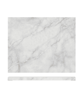 White Marble Agra Melamine GN1/2 Slab 32.5 x 26.5cm