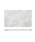 White Marble Agra Melamine GN1/3 Slab 32.5 x 17.6cm