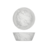 White Marble Agra Melamine Bowl 20.5 x 7.5cm