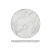 White Marble Agra Melamine Round Slab 28.5cm