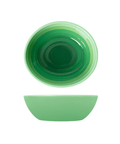 Shoots Green Atlantis Melamine Oval Bowl 15 x 13.5 x 5cm