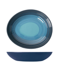 Azure Blue Atlantis Melamine Oval Bowl 38 x 32.5 x 7cm