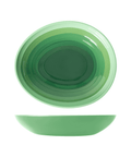 Shoots Green Atlantis Melamine Oval Bowl 38 x 32.5 x 7cm