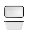 Black/White Melamine Athens GN1/9 Deep Dish 17.6 x 10.8 x 8cm