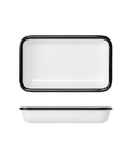 Black/White Melamine Athens GN1/9 Tray 17.6 x 10.8cm