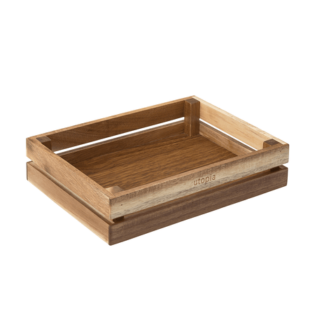 Acacia Crate 10 x 7.5" (25.5 x 20cm)