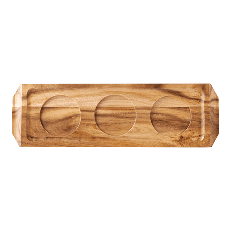 Acacia Wine/Beer Flight 11.5 x 3.5" (29 x 9cm)