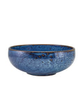 Terra Porcelain Aqua Blue Belly Bowl 17cm