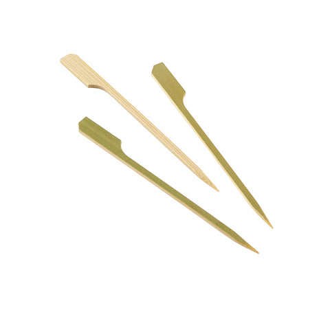 Bamboo Gun Shaped Paddle Skewers 12cm/ 4.75" (100pcs)