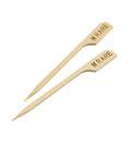 Bamboo Steak Markers 9cm/ 3.5" Medium Rare (100pcs)