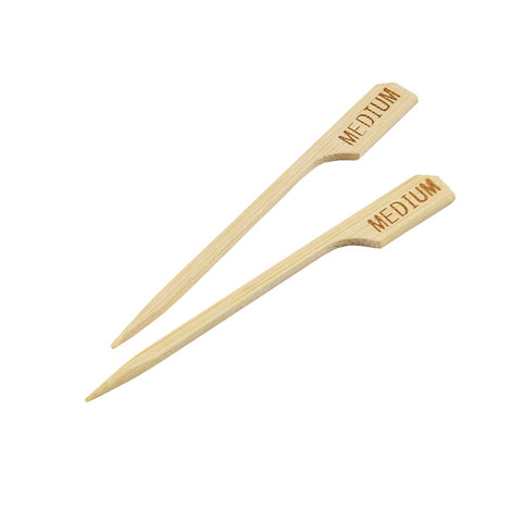 Bamboo Steak Markers 9cm/ 3.5" Medium (100pcs)