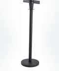 Genware Black Barrier Post