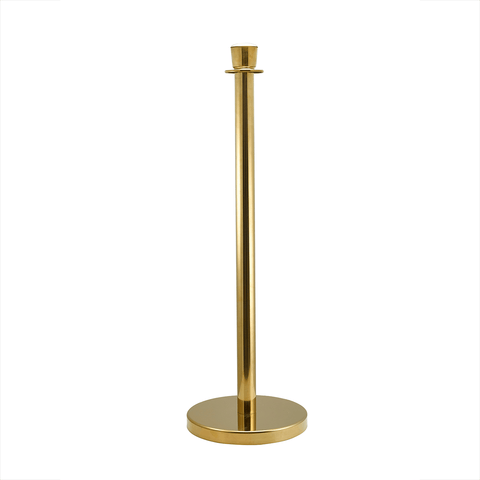 Genware Brass Plated Barrier Post