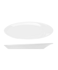 Opulence White Boston Melamine Oval Plate 25.5 x 9.2cm