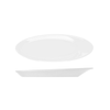 Opulence White Boston Melamine Oval Plate 25.5 x 9.2cm