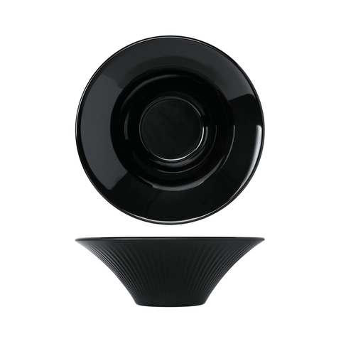 Midnight Black Boston Melamine Bowl 20.3 x 7cm