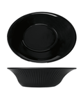 Midnight Black Boston Melamine Oval Bowl 30.5 x 22.5 x 8cm