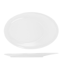 Opulence White Boston Melamine Oval Plate 30.5 x 20.7cm