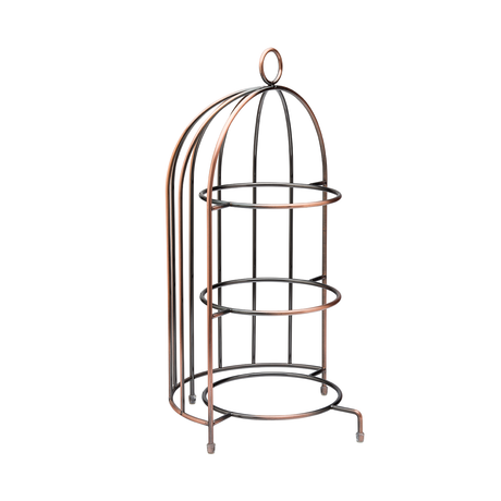 Birdcage Plate Stand 17.5 x 8.75" (47 x 25cm)