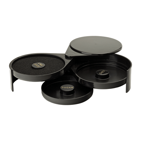 Black 3 Tier Glass Rimmer