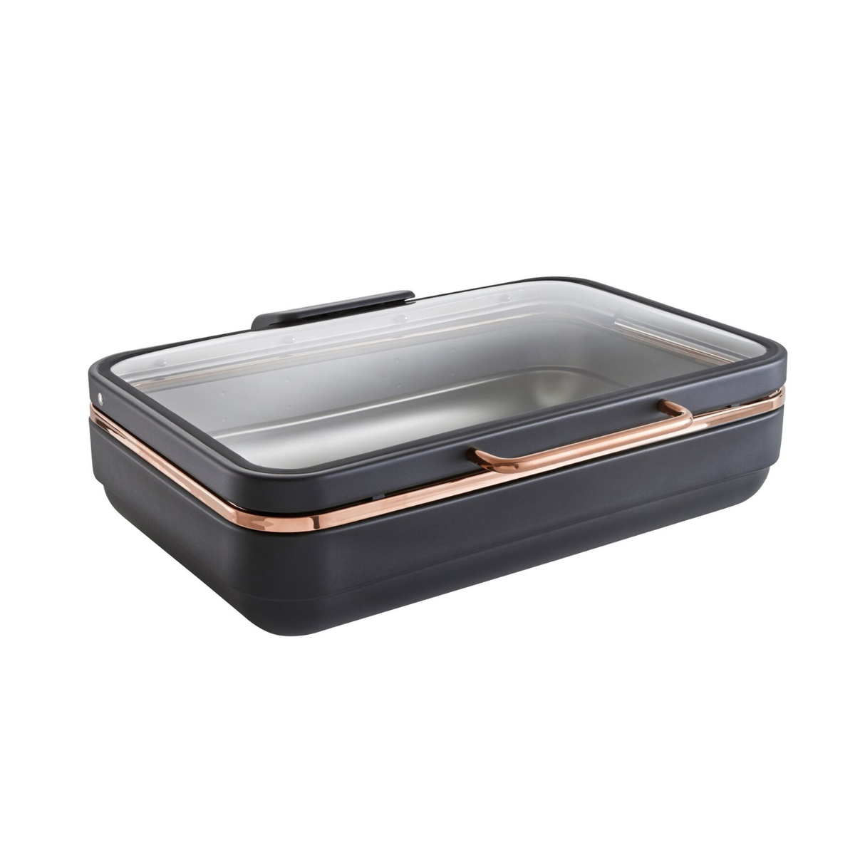 Excellent Black & Copper GN 1/1 Induction Chafer 58 x 47 x 19cm (22 4/5 x 18 1/2 x 7 1/2") - Pack 1