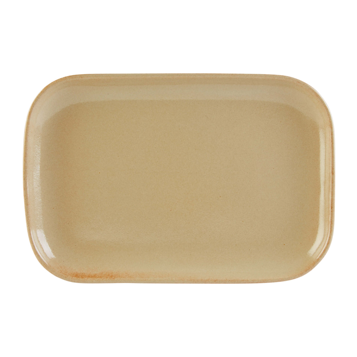 Rustico Flame Rectangular Plate 34.5 x 23.5cm