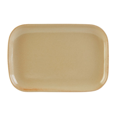 Rustico Flame Rectangular Plate 34.5 x 23.5cm