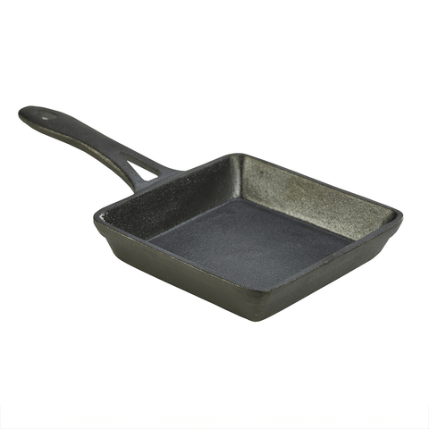 Mini Cast Iron Square Frypan 13 x 3cm