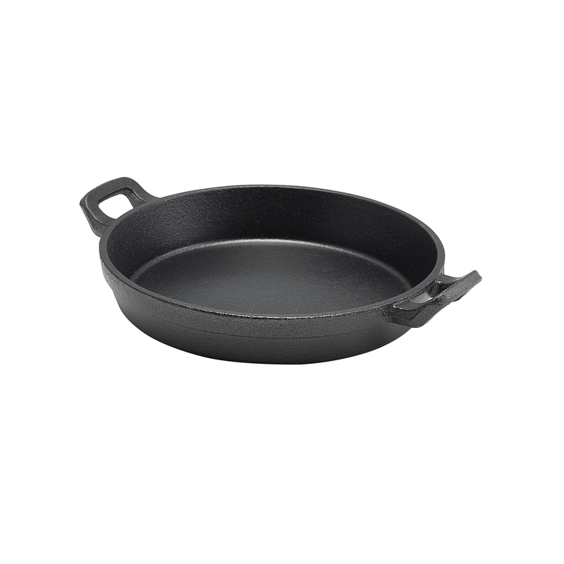 Cast Iron Round Eared Dish 18 x 3.4cm