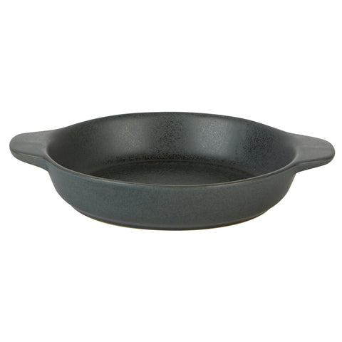 Rustico Carbon Round Eared Dish 12cm