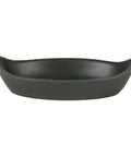 Rustico Carbon Oval Eared Dish 22cm