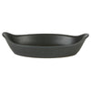 Rustico Carbon Oval Eared Dish 22cm