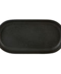 Rustico Carbon Oval Tray 30x 15cm