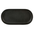 Rustico Carbon Oval Tray 30x 15cm