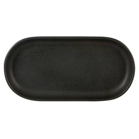 Rustico Carbon Oval Tray 30x 15cm