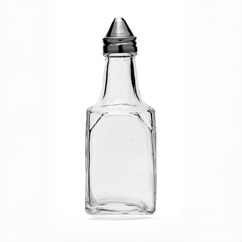 Square Vinegar Bottle Stainless Steel Top