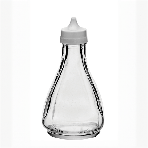 Vinegar Bottle White Plastic Top